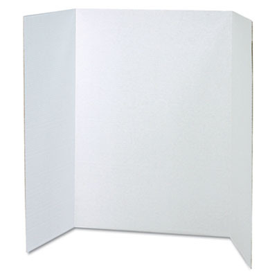 Spotlight Corrugated Presentation Display Boards, 48 X 36, White, 4/Carton