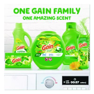 Flings Detergent Pods, Gain Original Scent, 112 Pods, 80 Oz Tub