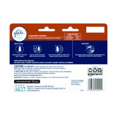 Plugins Scented Oil Refill, Cashmere Woods, 0.67 Oz, 7/Pack