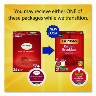 Tea K-Cups, English Breakfast. 0.11, 24/Box