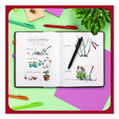 Hardcover Business Journal With Elastic Closure, 1-Subject, Narrow Rule, Cognac Cover, (96) 10 x 8 Sheets