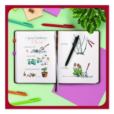 Flexible-Cover Business Journal With Elastic Closure, 1-Subject, Narrow Rule, Cognac Cover, (128) 10 x 8 Sheets