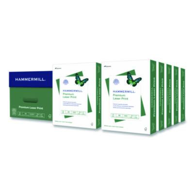 Premium Laser Print Paper, 98 Bright, 24 Lb Bond Weight, 8.5 x 11, White, 500/Ream, 10 Reams/Carton