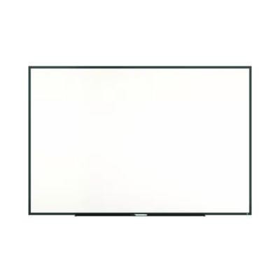 Melamine Dry Erase Board, 72" x 48", White Surface, Black Aluminum Frame