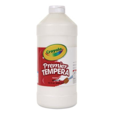 Premier Tempera Paint, White, 32 Oz Bottle