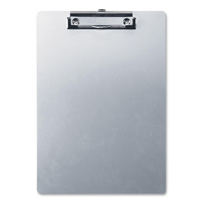 Aluminum Clipboard, Holds 8.5 x 11 Sheets, Silver