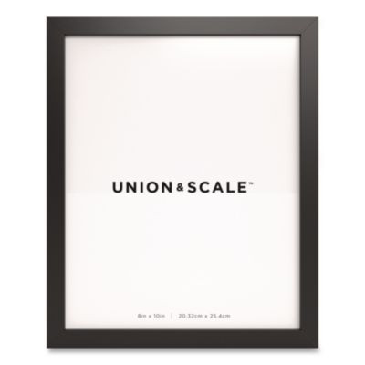Essentials Wood Picture Frame, 8 x 10, Black