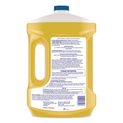 Multi-Surface Antibacterial Cleaner, Lemon Scent, 99 Oz Jug