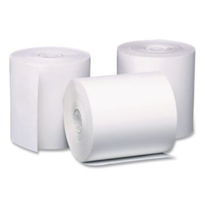 Bpa-Free Thermal Pos Rolls, 0.5" Core, 3.13" x 119 Ft, White, 50/Carton