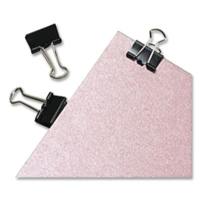 Mini Binder Clips, Black/Silver, Dozen