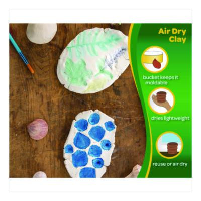 Air-Dry Clay, White, 5 Lbs