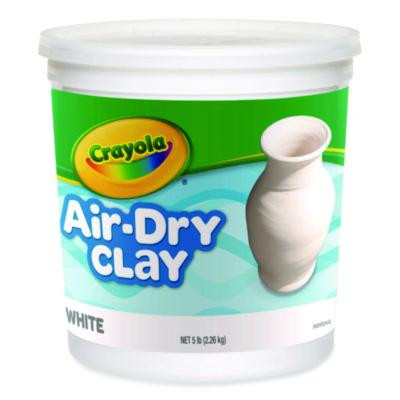 Air-Dry Clay, White, 5 Lbs