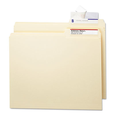 Seal And View File Folder Label Protector, Clear Laminate, 3.5 x 1.69, 100/Pack