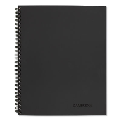 Wirebound Guided Business Notebook, Action Planner Project-Management Format, Dark Gray Linen Cover, (80) 11 x 8.5 Sheets