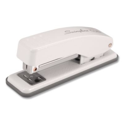 Cub Compact Metal Stapler, 20 Sheet Capacity, Arctic White