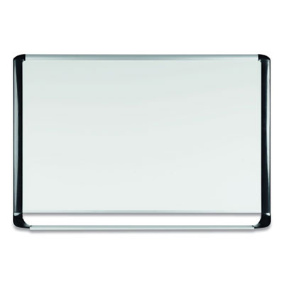 Pure Platinum Dry Erase Board, 96" x 48", White Surface, Silver/Black Aluminum Frame