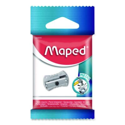 Classic 1-Hole Metal Pencil Sharpener, 2.26 x 0.49 x 4.33, Silver