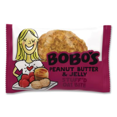 Stuff'd Oatmeal Bites, Peanut Butter And Jelly, 1.3 Oz Individually Wrapped, 25/Box