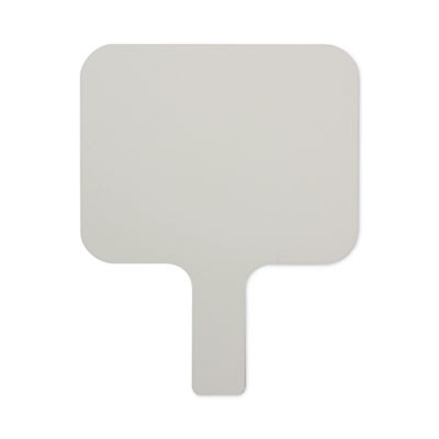 Dry Erase Paddle, 9.75" x 8", White Surface, 12/Pack