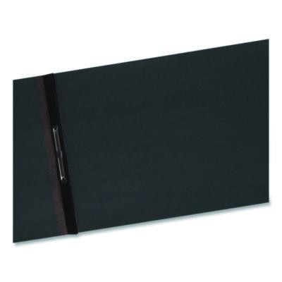 Prong Fastener Pressboard Report Cover, Two-Piece Prong Fastener, 2" Capacity, 8.5 X 14, Black/Black