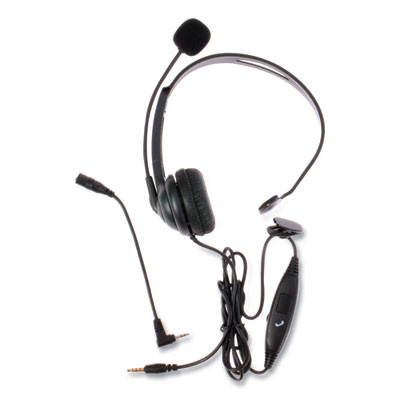 Zum Zum350M Monaural Over The Head Headset, Black
