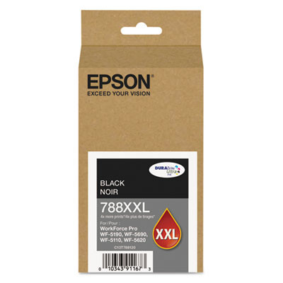 T788Xxl120 (788Xxl) Durabrite Ultra Xl Pro High-Yield Ink, Black