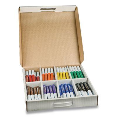 Washable Marker Master Pack, Broad Bullet Tip, Assorted Colors, 200/Carton
