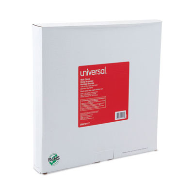 Deluxe 13 1/2" Indoor/Outdoor Atomic Clock, 13.5" Overall Diameter, Black Case, 1 Aa (Sold Separately)