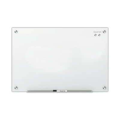 Infinity Magnetic Glass Marker Board, 48" x 36", White Surface