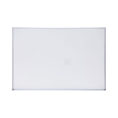 Melamine Dry Erase Board With Aluminum Frame, 36" x 24", White Surface, Anodized Aluminum Frame