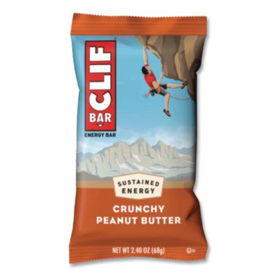 Energy Bar, Crunchy Peanut Butter, 2.4 Oz Bar, 12/Box