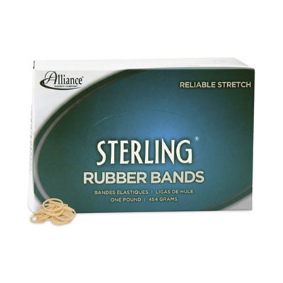Sterling Rubber Bands, Size 8, 0.03" Gauge, Crepe, 1 Lb Box, 7,100/Box