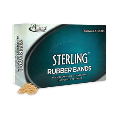 Sterling Rubber Bands, Size 8, 0.03" Gauge, Crepe, 1 Lb Box, 7,100/Box