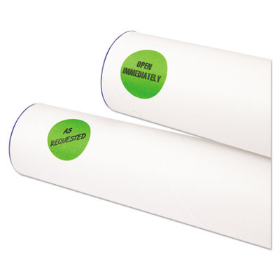 Printable Self-Adhesive Removable Color-Coding Labels, 1.25" Dia, Neon Green, 8/Sheet, 50 Sheets/Pack, (5498)