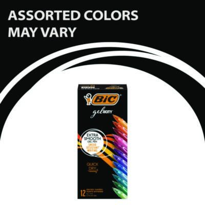 Gel-Ocity Quick Dry Gel Pen, Retractable, Fine 0.7 Mm, Assorted Ink And Barrel Colors, Dozen