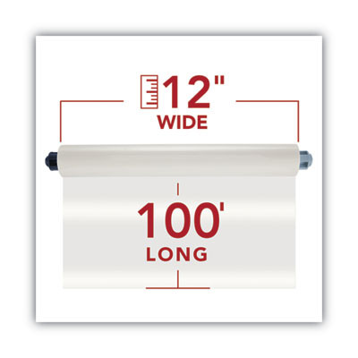 Ultima 35 Ezload Roll Film, 5 Mil, 12" X 100 Ft, Gloss Clear, 2/Box