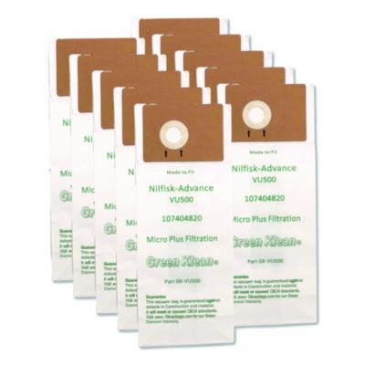 Replacement Vacuum Bags, Fits Advance Vu500, 10/Pack
