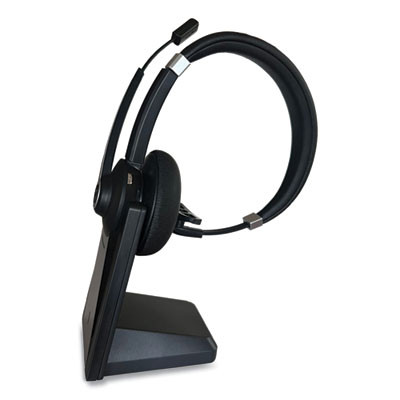 Ivr70002 Monaural Over The Head Bluetooth Headset, Black/Silver