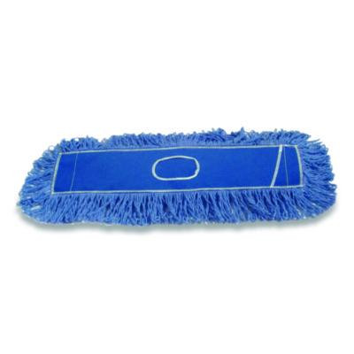 Twisted Loop Blend Dust Mop, Pic/Pet Polyester, 24" x 5", Blue