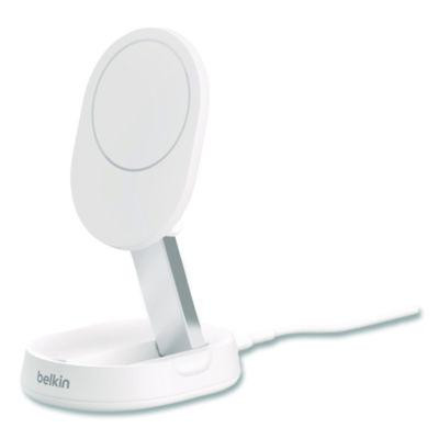 Boost Charge Pro Convertible Magnetic Wireless Charging Stand, Qi2 Wireless Charging, 15 W, White