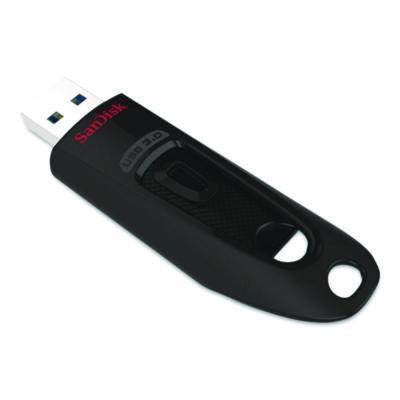 Ultra Usb 3.0 Type A Flash Drive, 128 Gb, Black