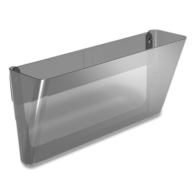 Unbreakable Plastic Wall File, Legal Size, 15.4" x 4" x 7.6", Smoke