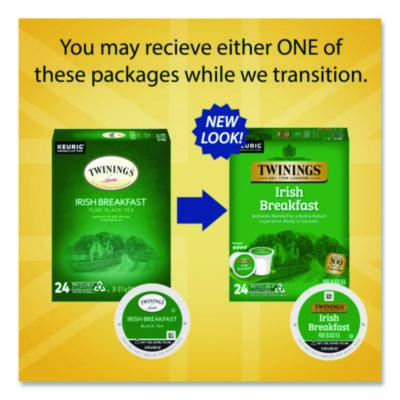 Tea K-Cups, Irish Breakfast, 0.11 Oz, 24/Box