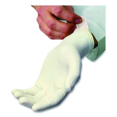 L5201 Series Powder-Free Latex Gloves, Medium, 4 Mil Thick, 9" Long, Cream, 100/Box