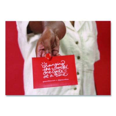 Organic Cotton Cartridge Pads, Regular Absorbency, 500/Carton