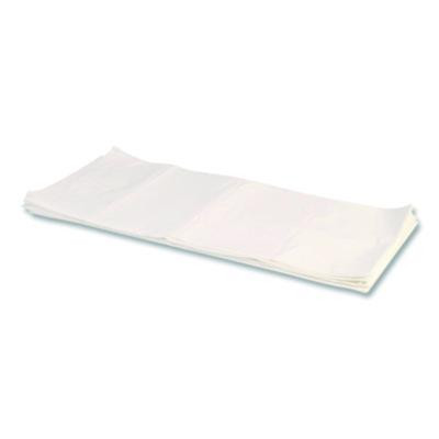 High-Density Waste Can Liners, 33 Gal, 22 Mic, 33" x 40", Natural, Roll, 25 Bags/Roll, 10 Rolls/Carton
