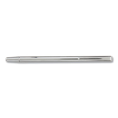 Slimline Pen-Size Pocket Pointer With Clip, Extends To 24.5", Silver