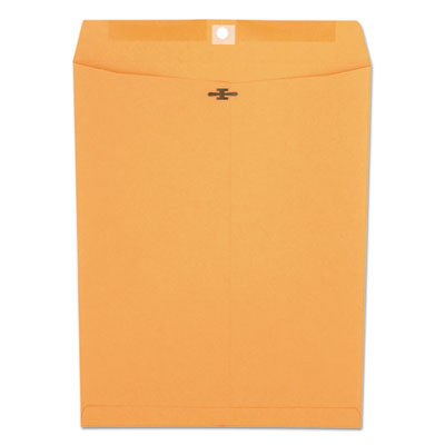 Kraft Clasp Envelope, 32 Lb Bond Weight Kraft, #97, Square Flap, Clasp/Gummed Closure, 10 x 13, Brown Kraft, 100/Box