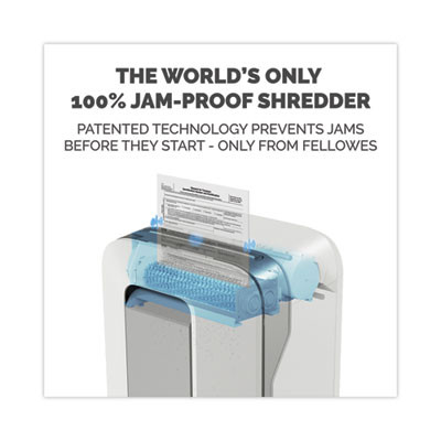 Powershred Lx200 Micro-Cut Shredder, 12 Manual Sheet Capacity, White