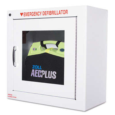 Aed Wall Cabinet, 17w x 9.5d x 17h, White